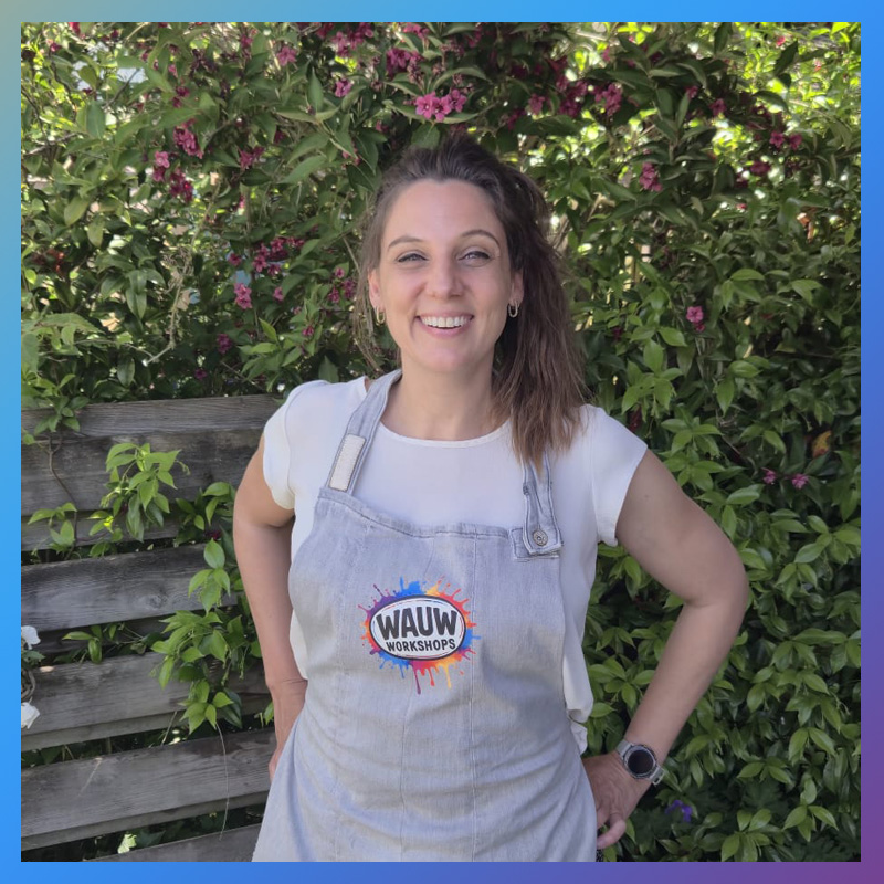 Karlijn van Kollenburg - Oprichter van Wauw Workshops verzorgt elke workshop met een flinke dosis enthousiasme